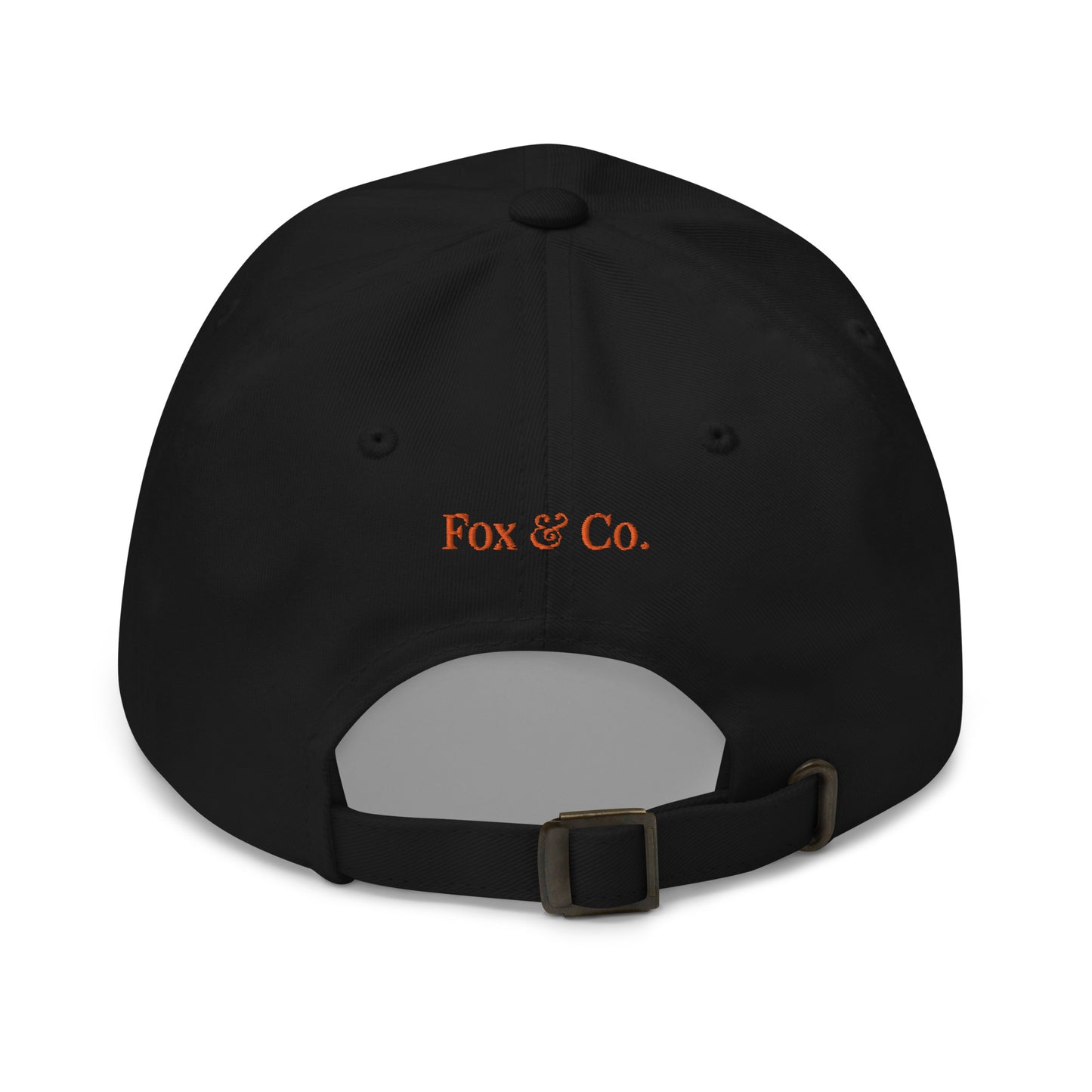 Neon Fox Head Orange - Black Cap