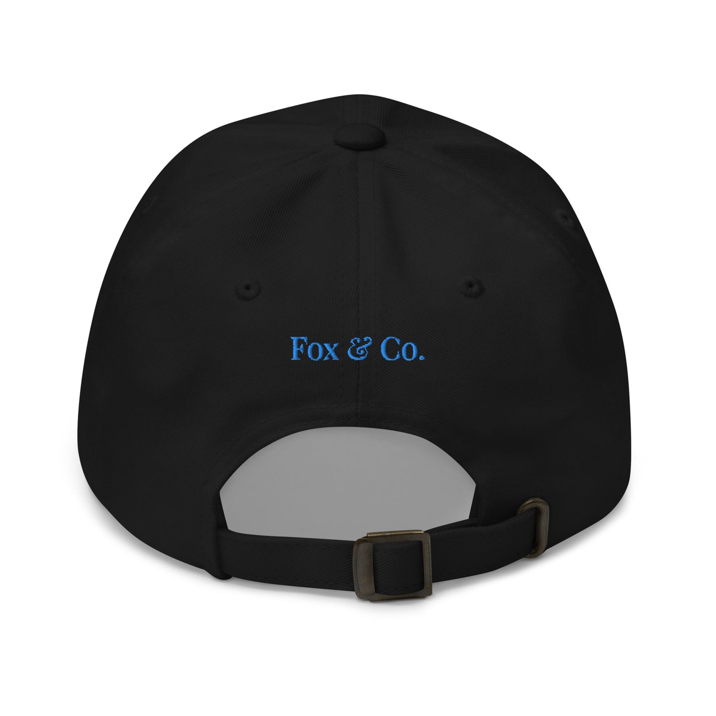Neon Fox Head Blue - Black Cap