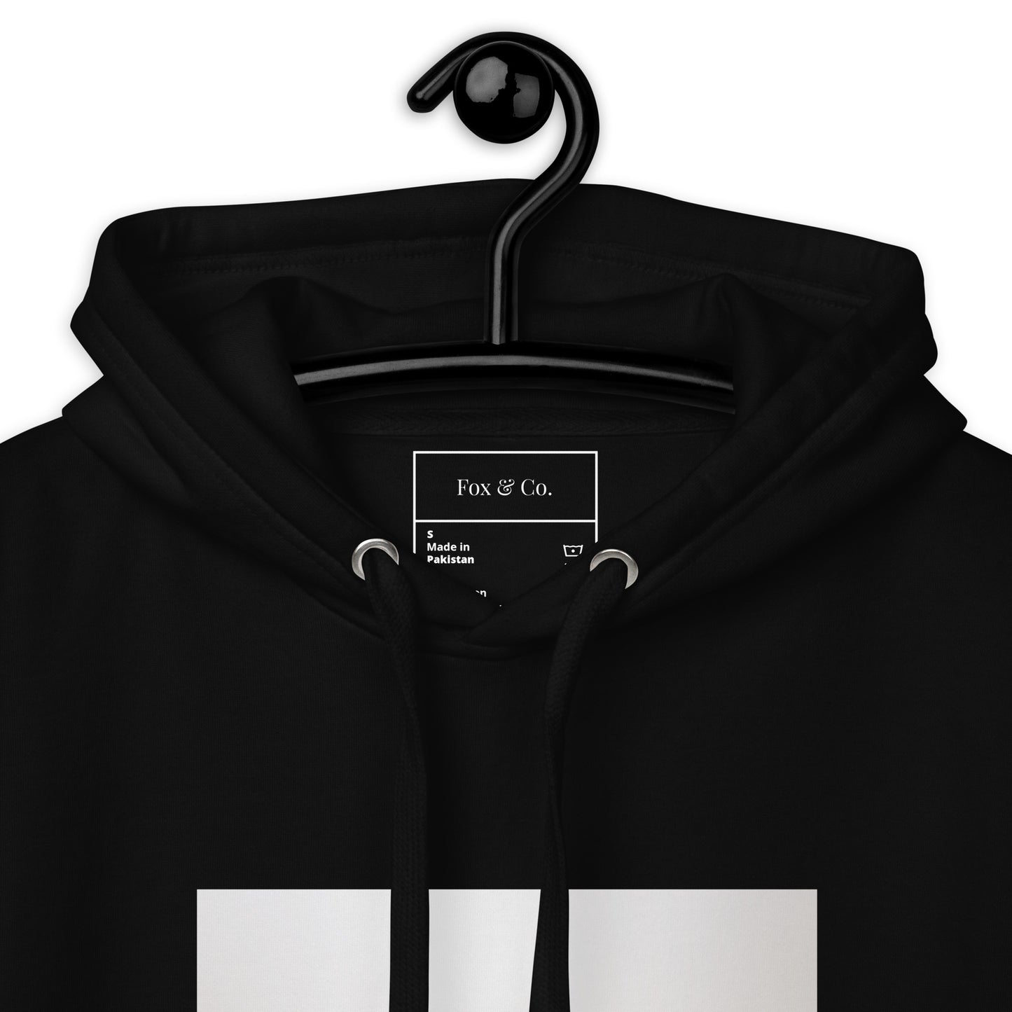 Formal Fox - Black Hoodie