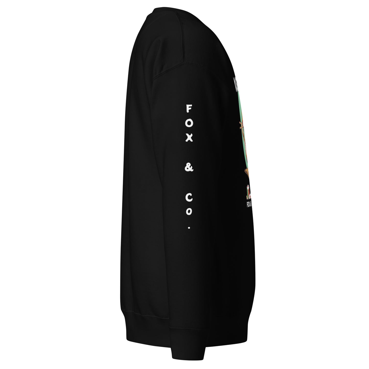 Sushi Fox - Black Sweatshirt