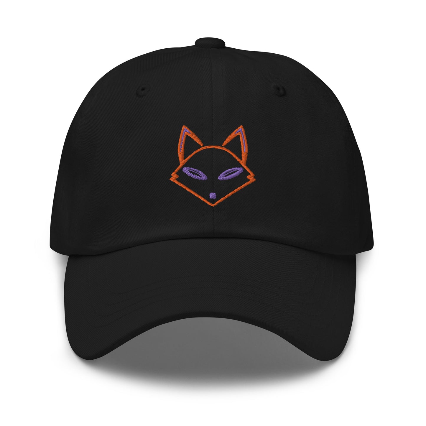 Neon Fox Head Orange - Black Cap
