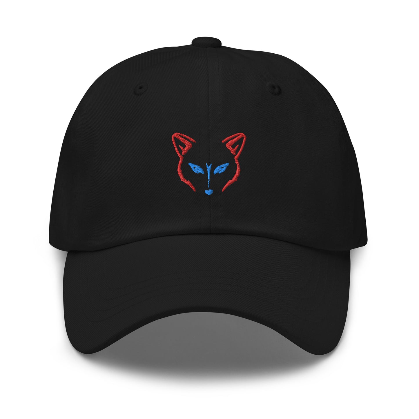 Neon Fox Head Red - Black Cap