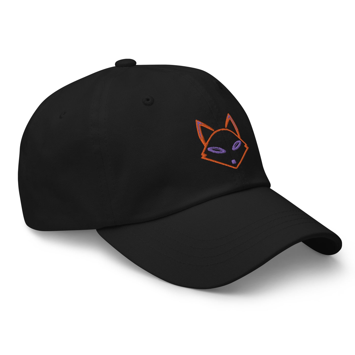 Neon Fox Head Orange - Black Cap