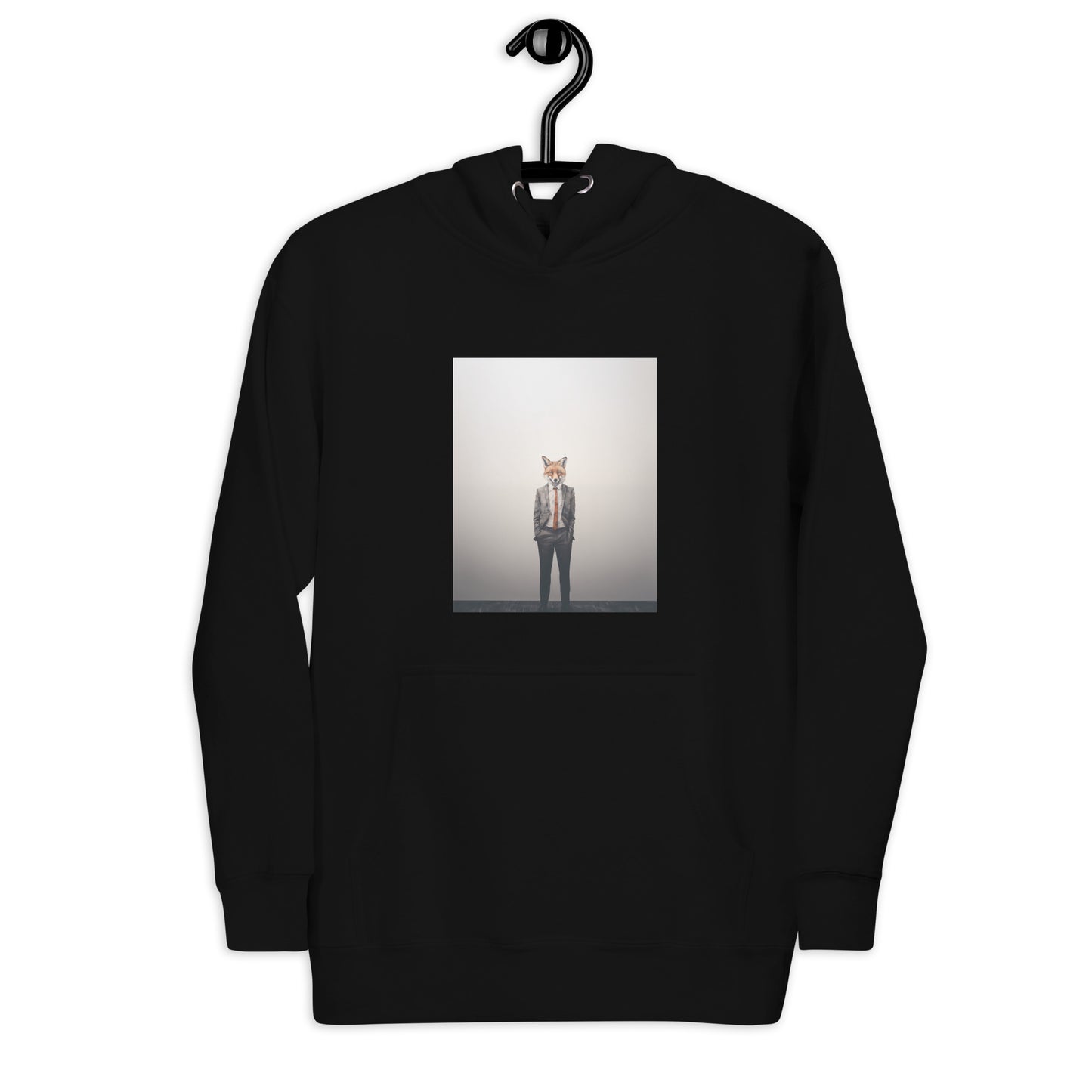Formal Fox - Black Hoodie